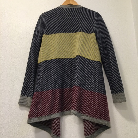 Cabi Multi-color Open Face Cardigan Sweater - Picture 2 of 8
